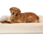 PupChill™ Cooling 4-Bolster Dog Bed - Arctic Sand