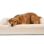 PupChill™ Cooling 4-Bolster Dog Bed - Arctic Sand