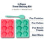 Country Living 3-Piece Silicone Dog Treat Baking Kit