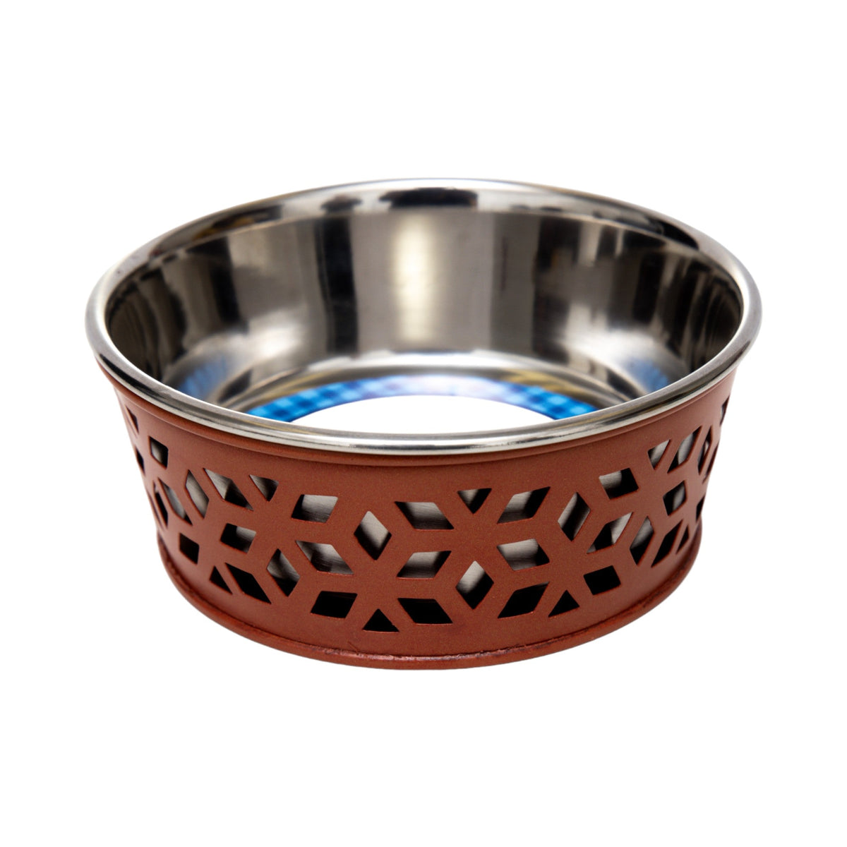 Country Living Farmhouse Stainless Steel Dog Bowls, Set of 2, Small & Medium Dogs