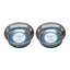 Country Living Farmhouse Stainless Steel Dog Bowls, Set of 2, Small & Medium Dogs