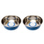 Country Living Heavy-Gauge Stainless Steel Dog Bowls, Set of 2
