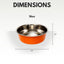 Country Living Heavy-Gauge Stainless Steel Dog Bowls, Set of 2