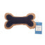 Country Living Jean Leather-Jute Bone Pillow Dog Toy, 5 × 9 in