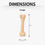 Country Living Nylon Chew Bone Dog Toy, Chicken Flavor, Small 6 Inch & Large 8 Inch