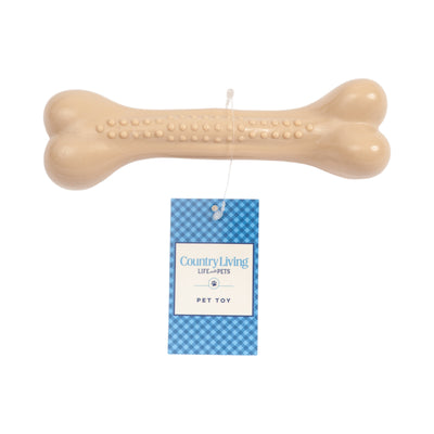 Country Living Nylon Chew Bone Dog Toy, Chicken Flavor, Small 6 Inch & Large 8 Inch