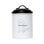 Country Living Dog Treat Canisters, Set of 3 – Black & White