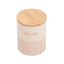 Country Living Dog Treat Canisters with Bamboo Lids, Set of 2 – White Swan