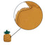 Pineapple-Shaped Canvas & Jute Dog Chew Toy