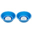 Country Living Coated Heavy Stainless Steel Dog Bowls, Set of 2, Medium & Large Dogs