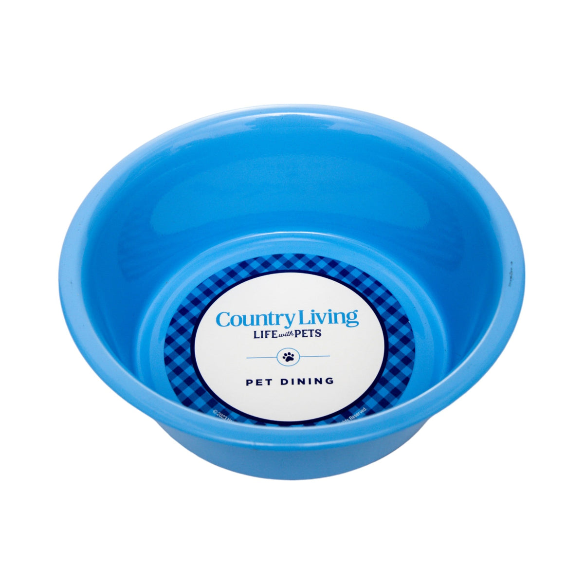 Country Living Coated Heavy Stainless Steel Dog Bowls, Set of 2, Medium & Large Dogs