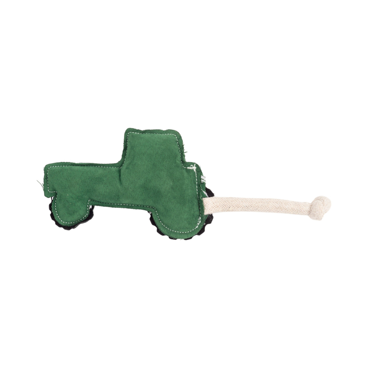 Country Living Green Faux Leather Tractor Dog Toy
