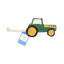 Country Living Green Faux Leather Tractor Dog Toy
