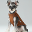 Reversible Dog Vest Jacket - Orange Grey