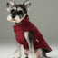 Reversible Dog Vest Jacket -  Red Brown