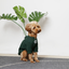 Embroidery Waffle T-Shirt - Green