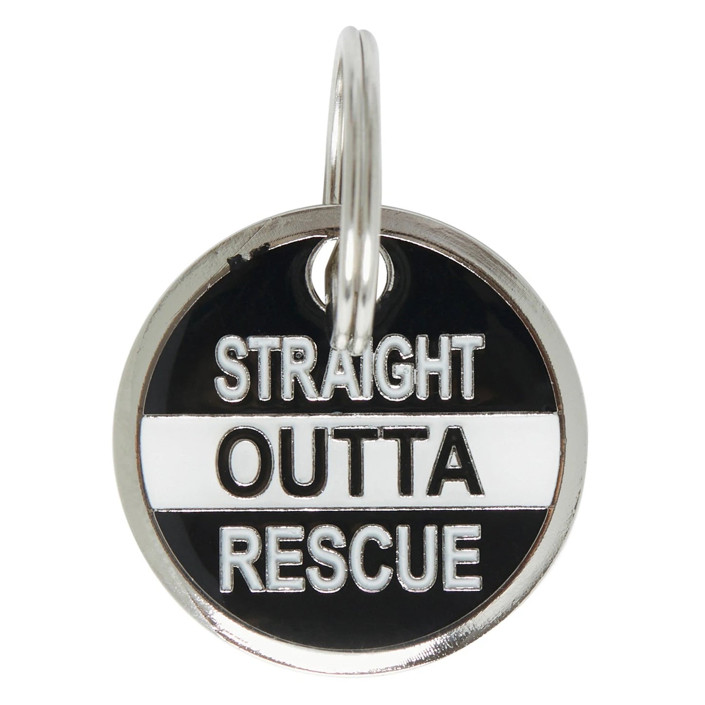Straight Out of Rescue Tag