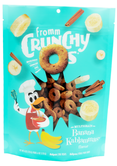 Fromm Crunchy O's Banana Kablammas Dog Treats (6oz)