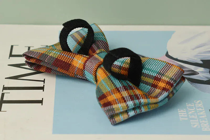 Autumn Blue Plaid Set
