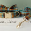 Autumn Blue Plaid Set