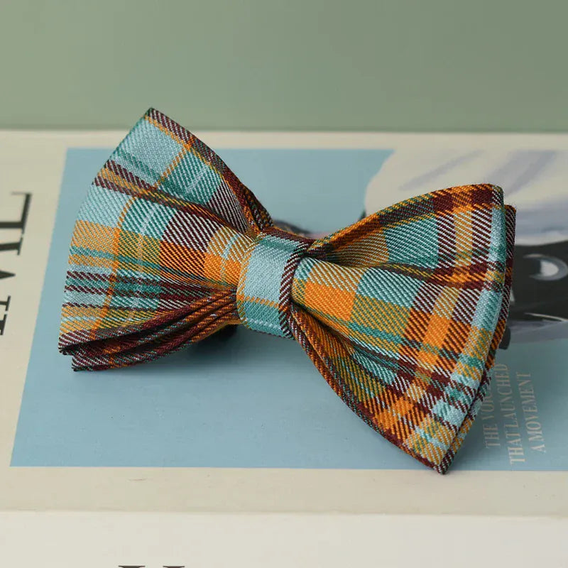 Autumn Blue Plaid Set