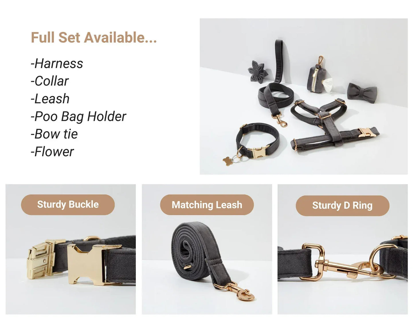 Black Velvet Set