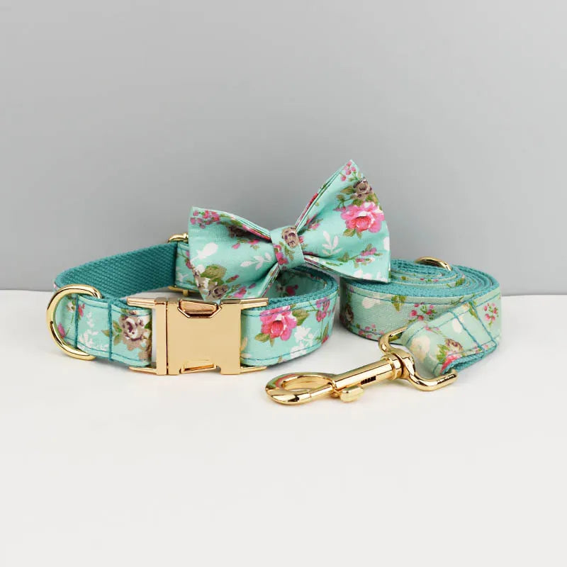 Blue Blossom Floral Set