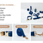 Blue Velvet Set