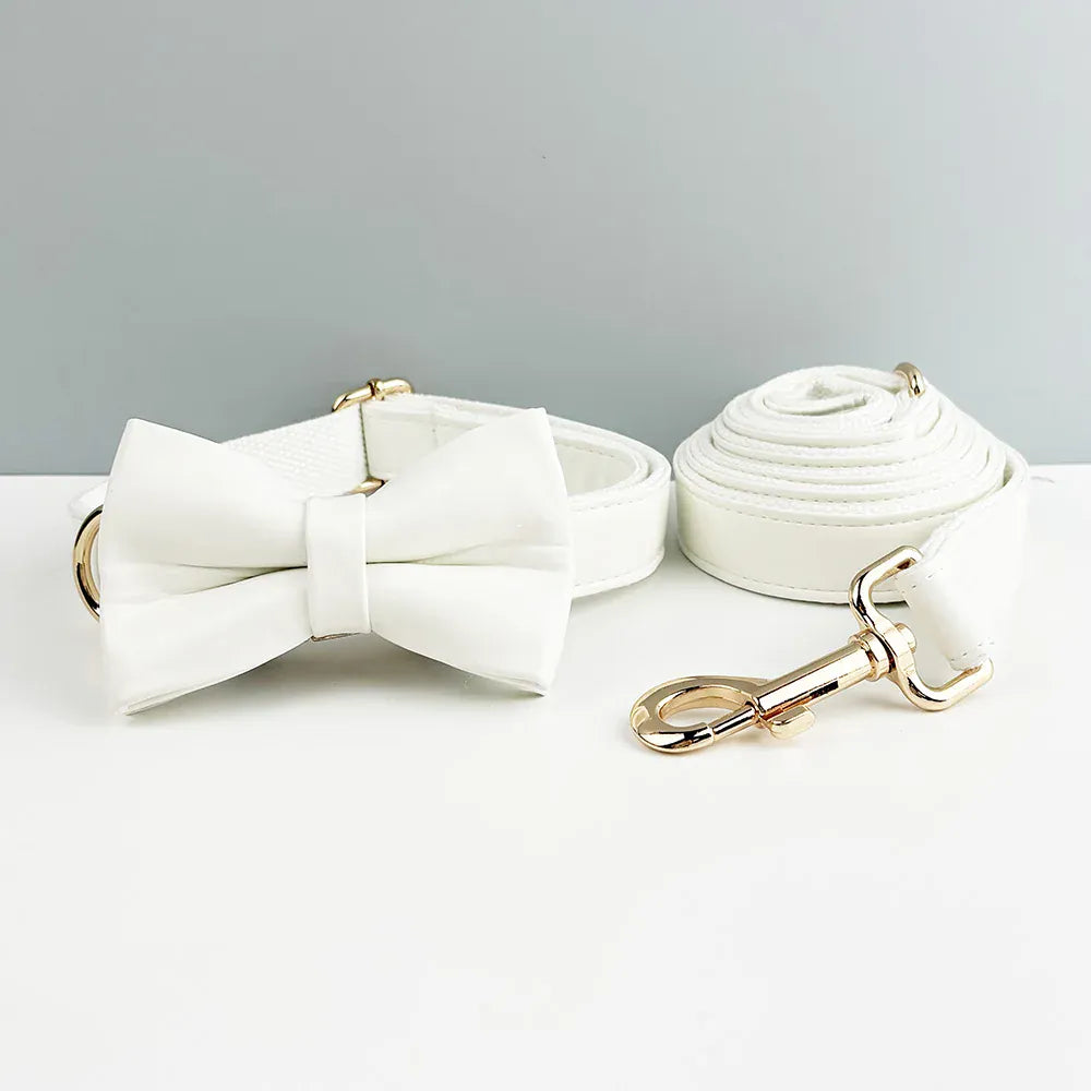 White Leather Set