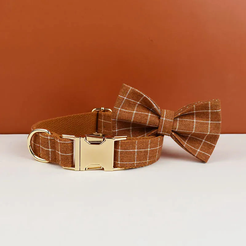 Classic Brown Plaid Set