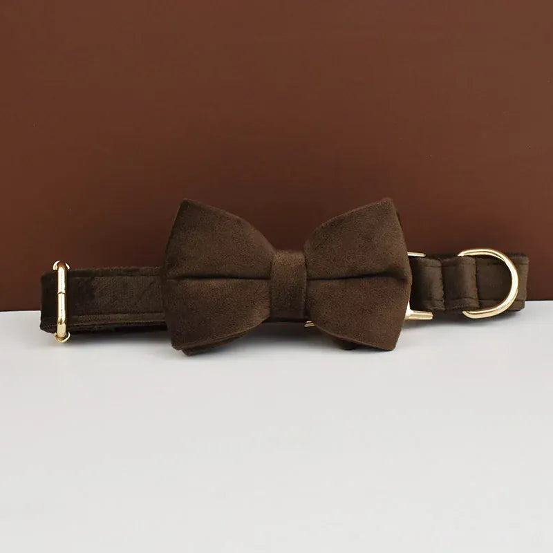 Dark Brown Velvet Set