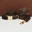 Dark Brown Velvet Set
