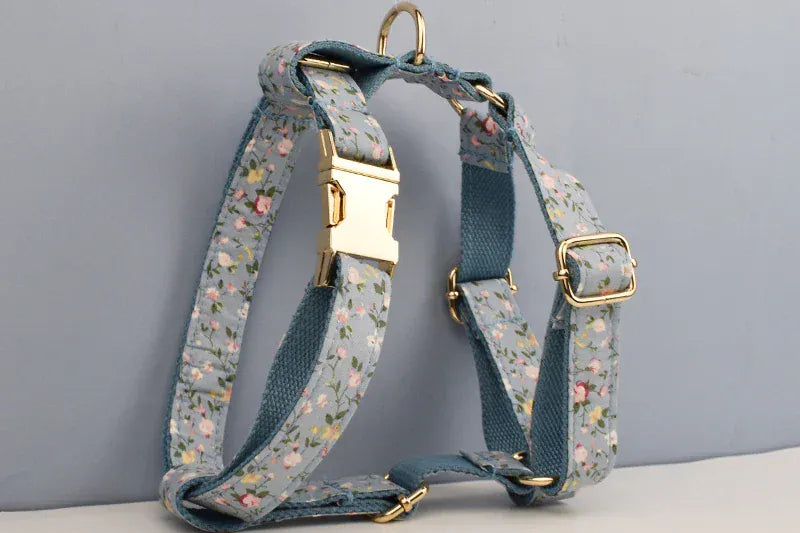 Dusty Blue Floral Set