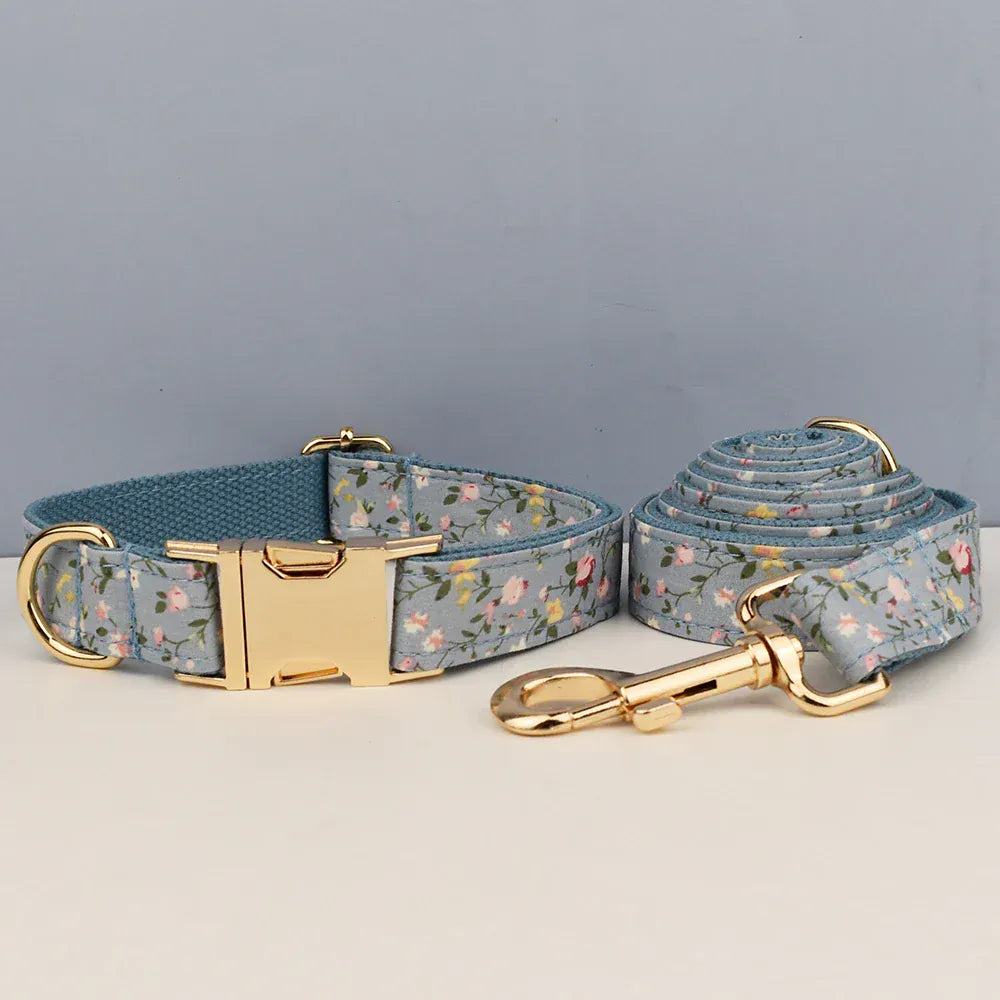 Dusty Blue Floral Set
