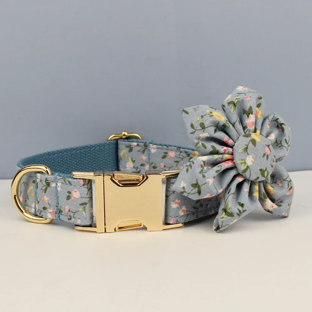 Dusty Blue Floral Set