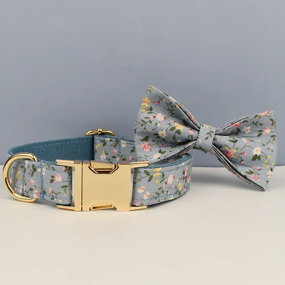 Dusty Blue Floral Set