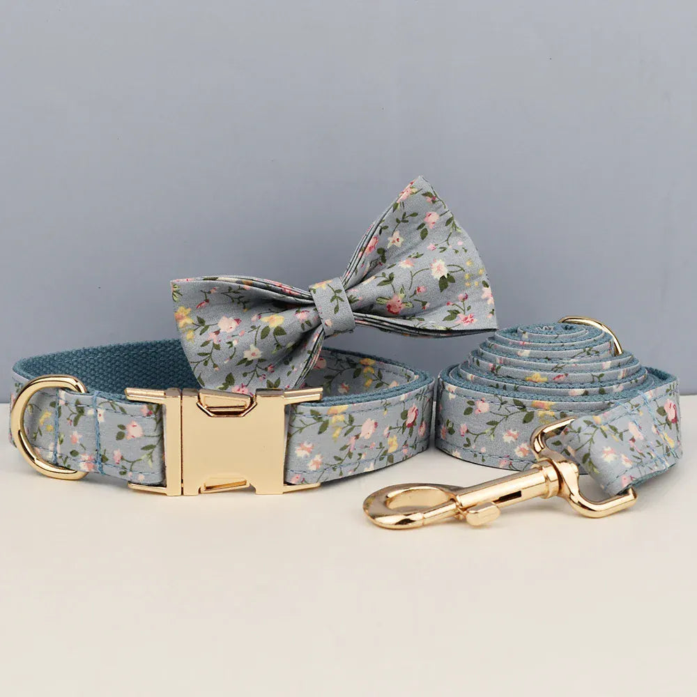 Dusty Blue Floral Set