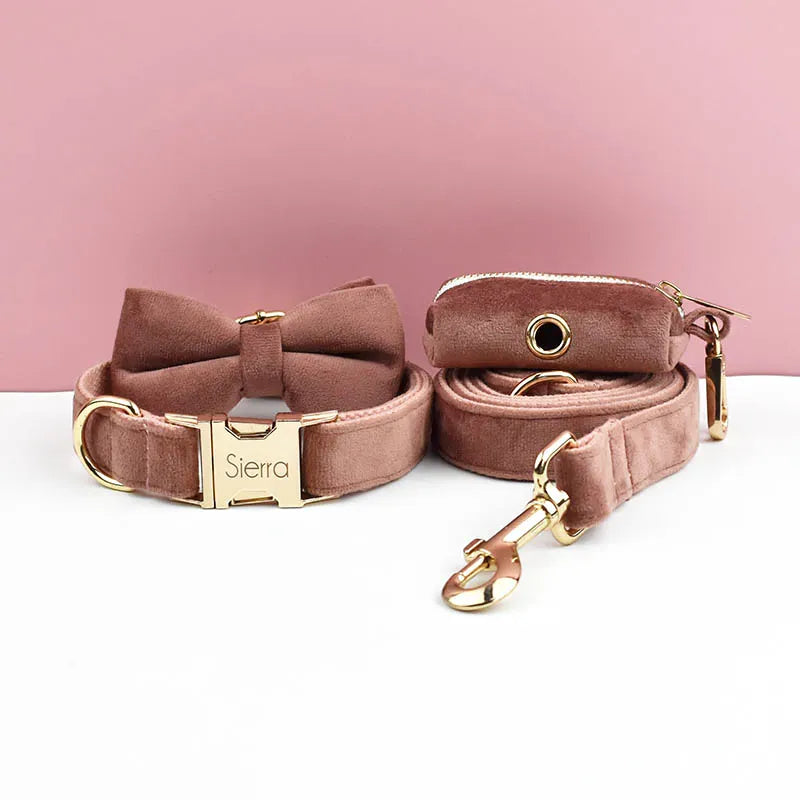 Dusty Pink Velvet Set