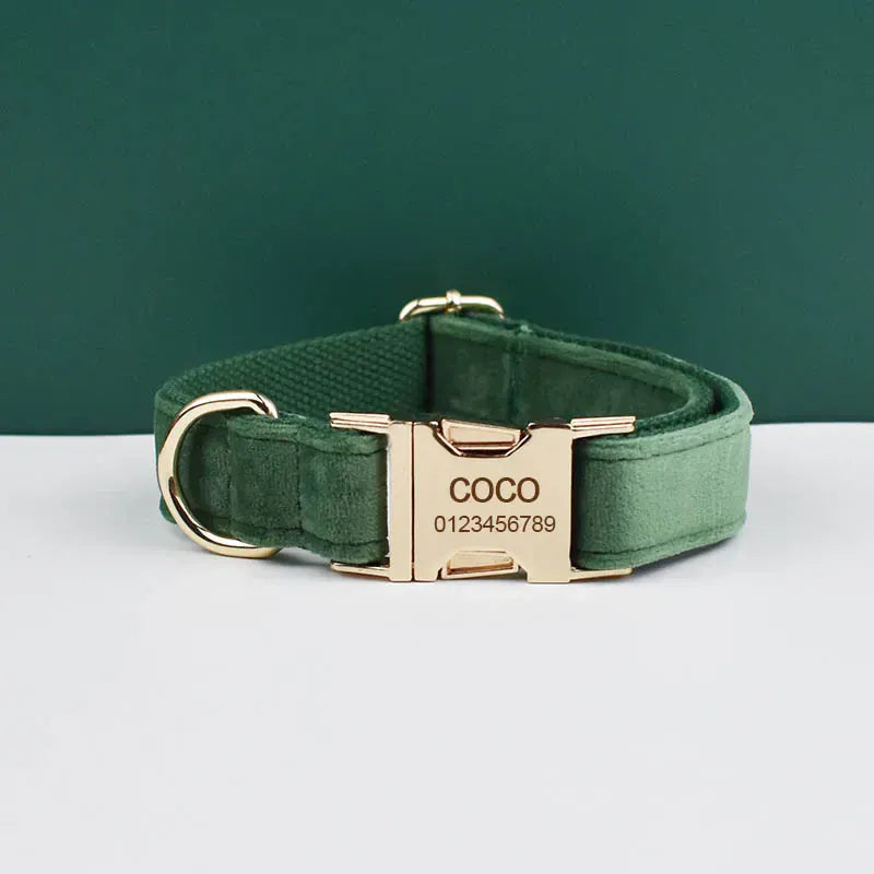 Forest Green Velvet Set
