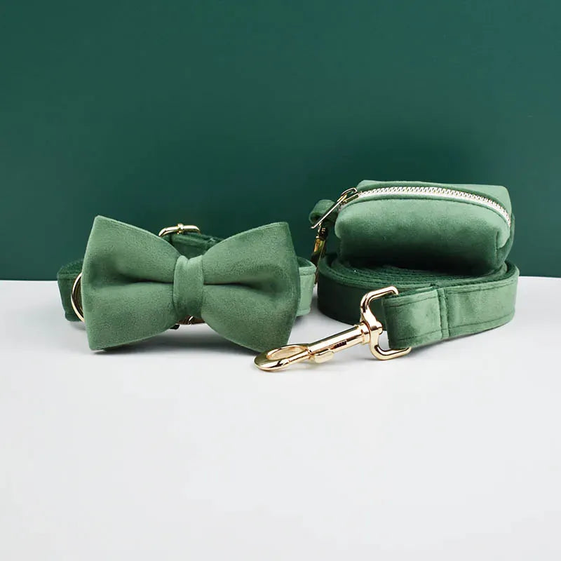 Forest Green Velvet Set