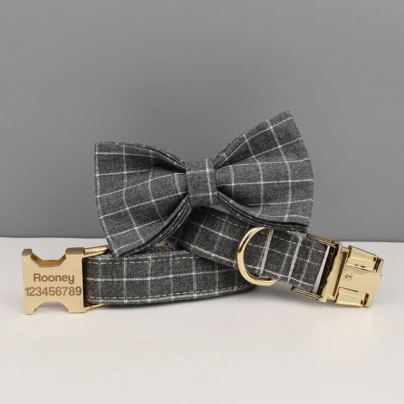 Gray Plaid Set