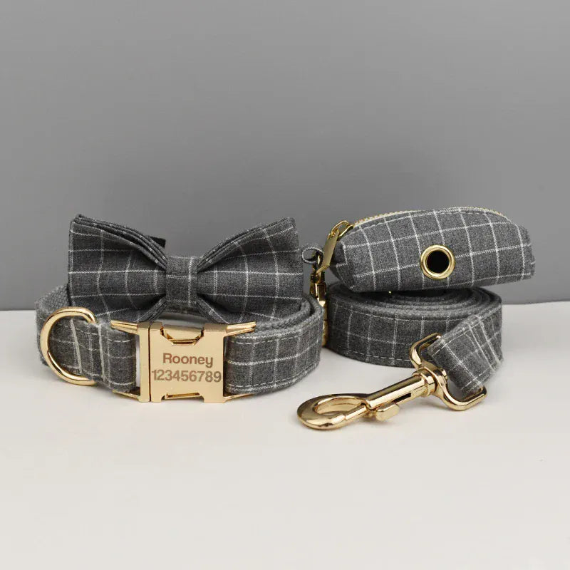 Gray Plaid Set