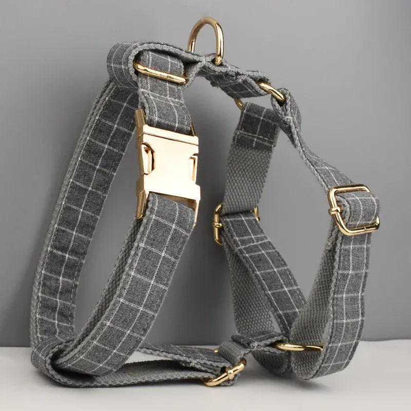 Gray Plaid Set
