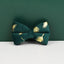 Green Feather Velvet Floral Set