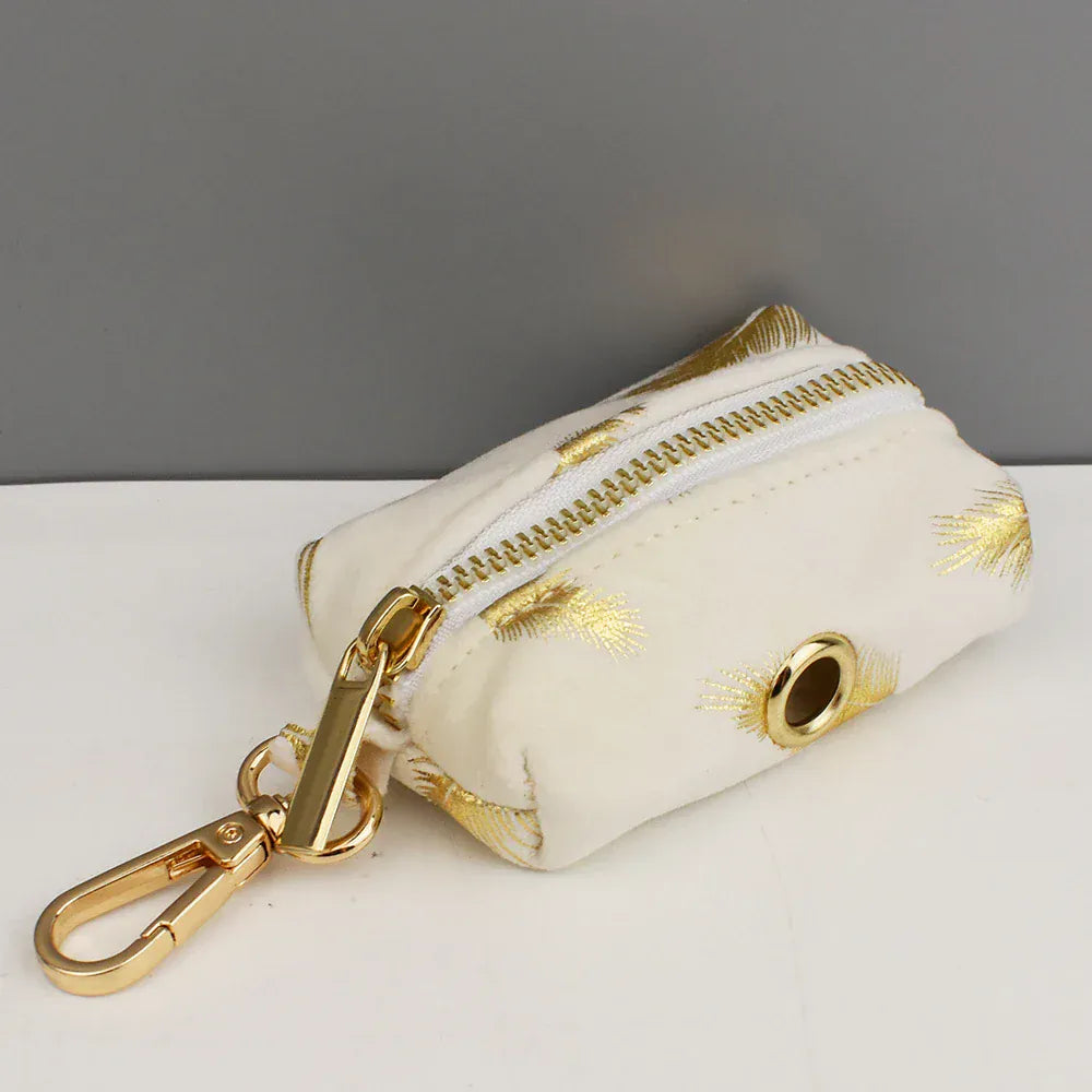 Ivory Gold Leaf Velvet Set