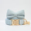 Light Blue Velvet Set