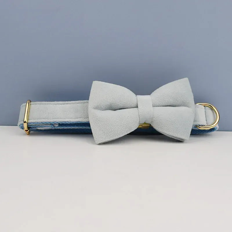 Light Blue Velvet Set