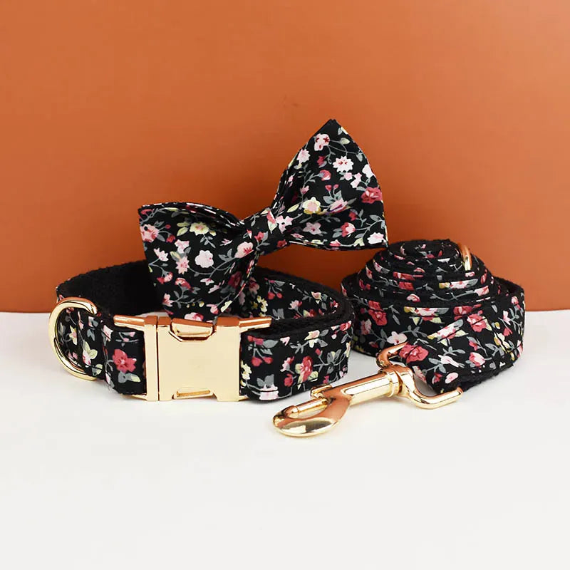 Midnight Blossom Floral Set