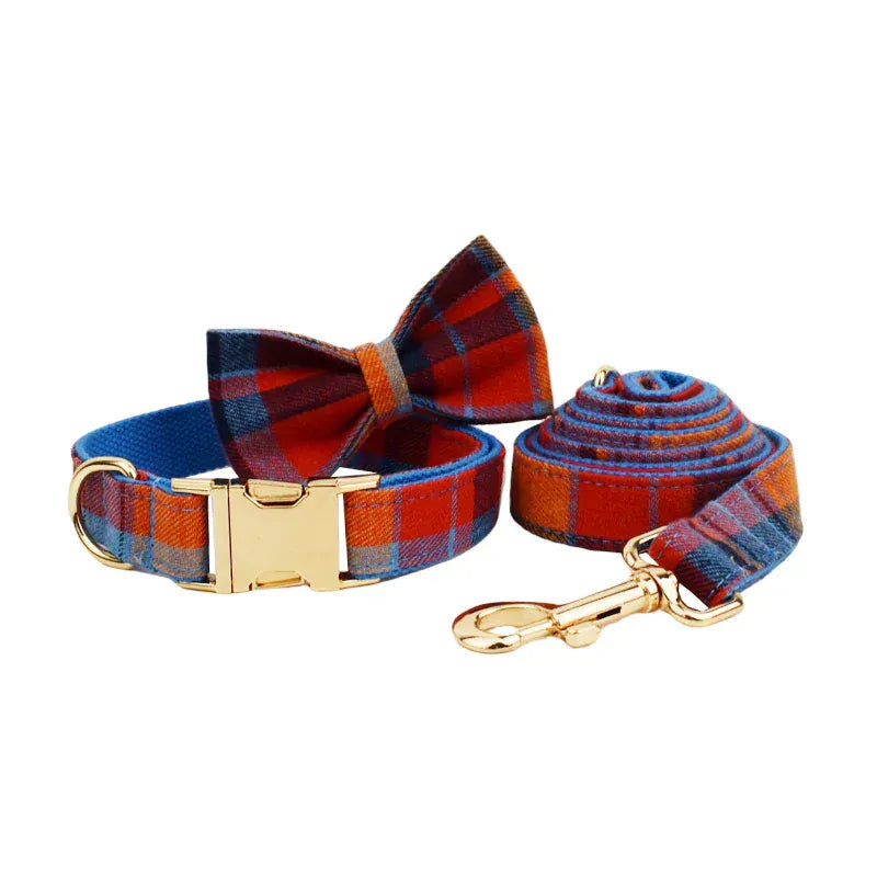 Midnight Copper Plaid Set