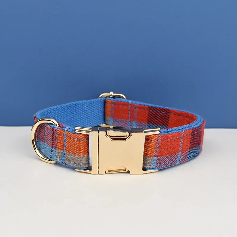 Midnight Copper Plaid Set